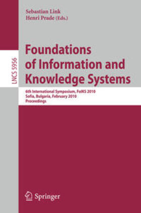 Link / Prade |  Foundations of Information and Knowledge Systems | eBook | Sack Fachmedien