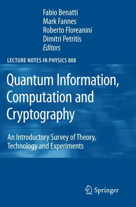 Benatti / Fannes / Floreanini |  Quantum Information, Computation and Cryptography | Buch |  Sack Fachmedien