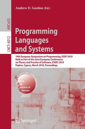 Gordon |  Programming Languages and Systems | Buch |  Sack Fachmedien