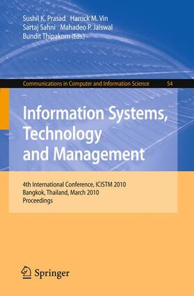 Thipakorn / Prasad / Vin |  Information Systems, Technology and Management | Buch |  Sack Fachmedien