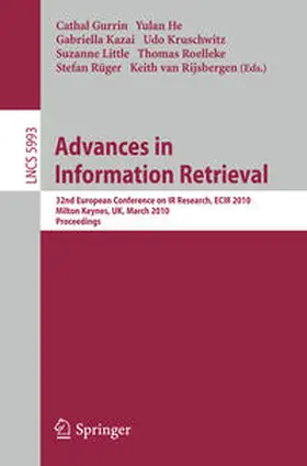 Gurrin / He / Kazai |  Advances in Information Retrieval | eBook | Sack Fachmedien