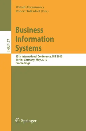 Abramowicz / Tolksdorf |  Business Information Systems | eBook | Sack Fachmedien