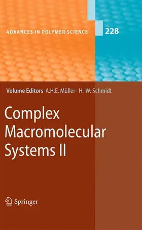 Schmidt / Müller |  Complex Macromolecular Systems II | Buch |  Sack Fachmedien