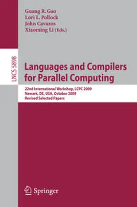 Gao / Pollock / Cavazos |  Languages and Compilers for Parallel Computing | eBook | Sack Fachmedien