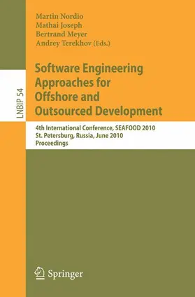 Nordio / Joseph / Meyer |  Software Engineering Approaches for Offshore and Outsourced Development | Buch |  Sack Fachmedien