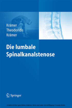 Krämer / Theodoridis |  Die lumbale Spinalkanalstenose | eBook | Sack Fachmedien