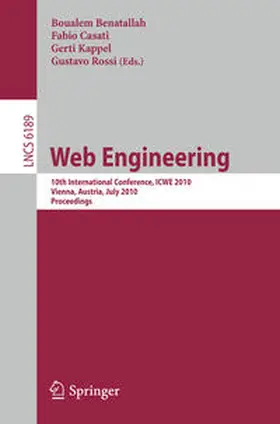 Benatallah / Casati / Kappel |  Web Engineering | eBook | Sack Fachmedien