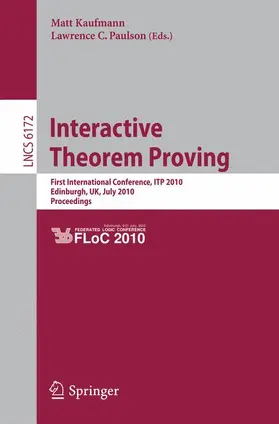 Kaufmann / Paulson |  Interactive Theorem Proving | Buch |  Sack Fachmedien