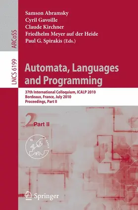 Abramsky / Gavoille / Kirchner |  Automata, Languages and Programming | Buch |  Sack Fachmedien