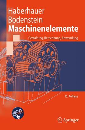 Haberhauer / Bodenstein |  Maschinenelemente | Buch |  Sack Fachmedien
