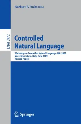 Fuchs |  Controlled Natural Language | Buch |  Sack Fachmedien