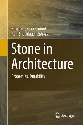Siegesmund / Snethlage |  Stone in Architecture | Buch |  Sack Fachmedien