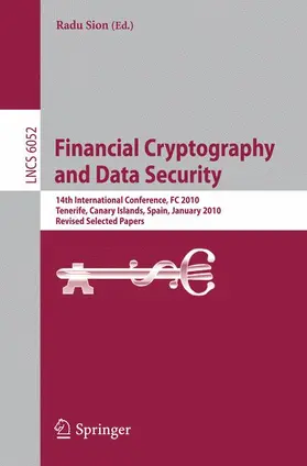 Sion |  Financial Cryptography and Data Security | Buch |  Sack Fachmedien