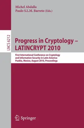 Abdalla / Barreto |  Progress in Cryptology - LATINCRYPT 2010 | Buch |  Sack Fachmedien