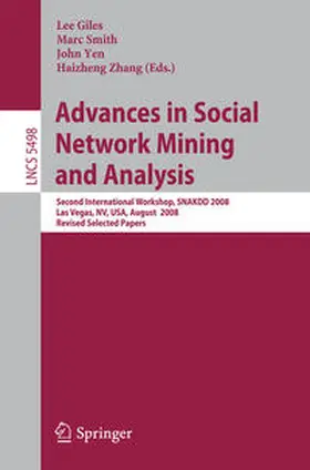 Giles / Smith / Yen |  Advances in Social Network Mining and Analysis | eBook | Sack Fachmedien