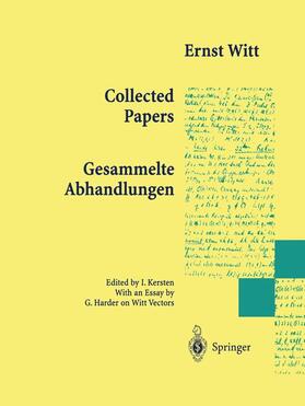 Witt / Kersten |  Collected Papers - Gesammelte Abhandlungen | Buch |  Sack Fachmedien