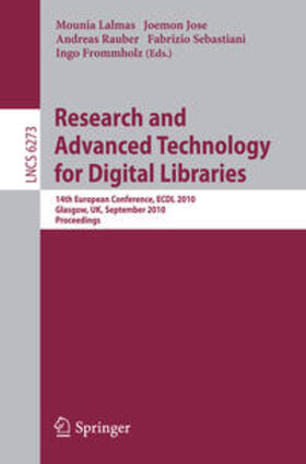 Lalmas / Jose / Rauber |  Research and Advanced Technology for Digital Libraries | eBook | Sack Fachmedien