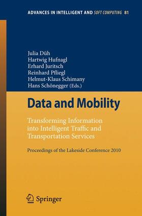 Düh / Hufnagl / Juritsch |  Data and Mobility | Buch |  Sack Fachmedien