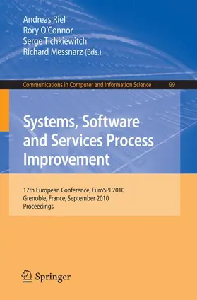 Riel / O'Connor / Tichkiewitch |  Systems, Software and Services Process Improvement | Buch |  Sack Fachmedien