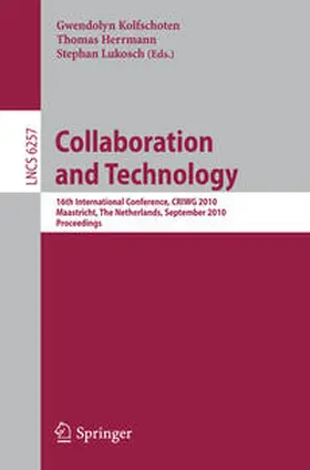 Kolfschoten / Herrmann / Lukosch |  Collaboration and Technology | eBook | Sack Fachmedien