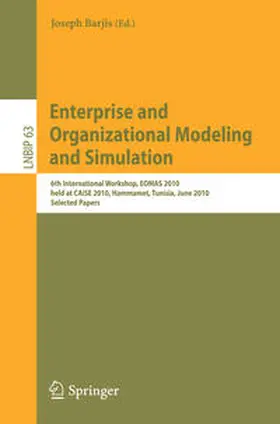 Barjis |  Enterprise and Organizational Modeling and Simulation | eBook | Sack Fachmedien