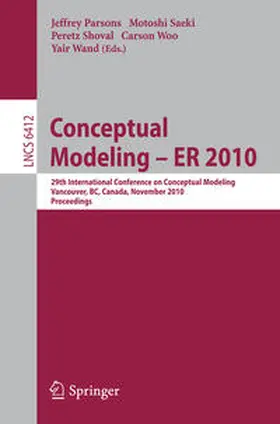 Parsons / Saeki / Shoval |  Conceptual Modeling – ER 2010 | eBook | Sack Fachmedien