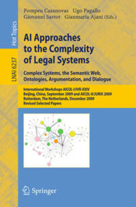 Casanovas / Pagallo / Sartor |  AI Approaches to the Complexity of Legal Systems | eBook | Sack Fachmedien