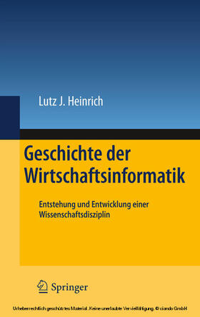 Heinrich |  Geschichte der Wirtschaftsinformatik | eBook | Sack Fachmedien