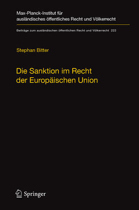 Bitter |  Die Sanktion im Recht der Europäischen Union | eBook | Sack Fachmedien
