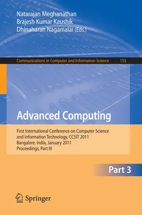 Meghanathan / Kaushik / Nagamalai |  Advanced Computing | Buch |  Sack Fachmedien