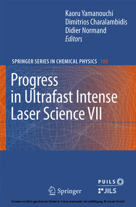 Yamanouchi / Charalambidis / Normand |  Progress in Ultrafast Intense Laser Science VII | eBook | Sack Fachmedien