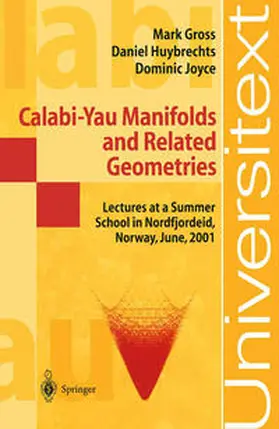 Gross / Ellingsrud / Huybrechts |  Calabi-Yau Manifolds and Related Geometries | eBook | Sack Fachmedien