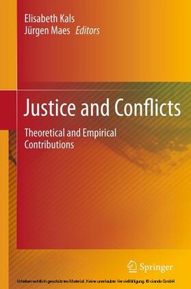 Kals / Maes |  Justice and Conflicts | eBook | Sack Fachmedien