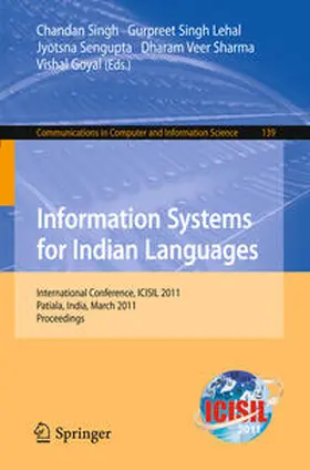 Singh / Singh Lehal / Sengupta |  Information Systems for Indian Languages | eBook | Sack Fachmedien