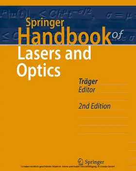 Träger |  Springer Handbook of Lasers and Optics | eBook | Sack Fachmedien