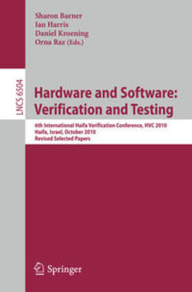 Barner / Harris / Kroening |  Hardware and Software: Verification and Testing | eBook | Sack Fachmedien