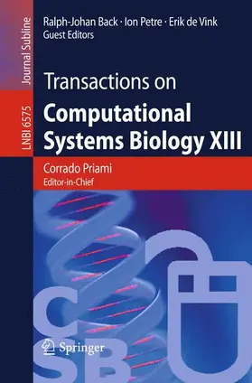 Back / Petre / de  Vink |  Transactions on Computational Systems Biology XIII | Buch |  Sack Fachmedien