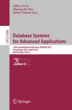 Yu / Kim / Unland |  Database Systems for Advanced Applications | eBook | Sack Fachmedien