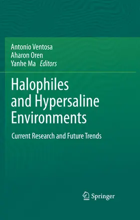 Ventosa / Oren / Ma |  Halophiles and Hypersaline Environments | eBook | Sack Fachmedien