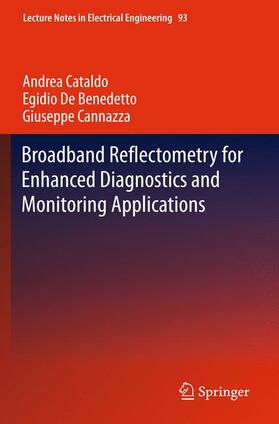 Cataldo / De Benedetto / Cannazza |  Broadband Reflectometry for Enhanced Diagnostics and Monitoring Applications | Buch |  Sack Fachmedien
