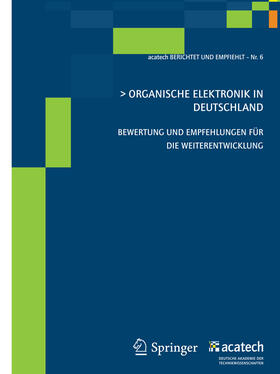 acatech |  Organische Elektronik in Deutschland | eBook | Sack Fachmedien