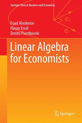 Piontkovski / Ersel / National Research University Higher School of Economics |  Linear Algebra for Economists | Buch |  Sack Fachmedien