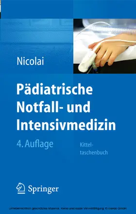 Nicolai |  Pädiatrische Notfall- und Intensivmedizin | eBook | Sack Fachmedien