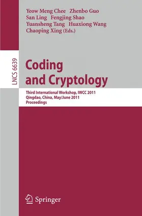 Chee / Guo / Ling |  Coding and Cryptology | Buch |  Sack Fachmedien