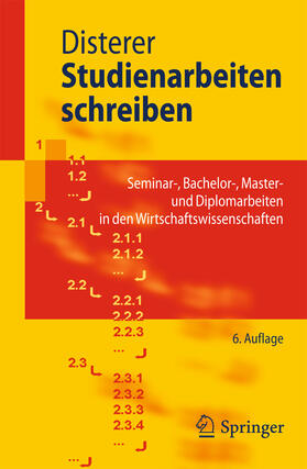 Disterer |  Studienarbeiten schreiben | eBook | Sack Fachmedien