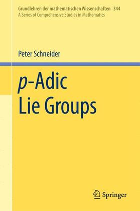 Schneider |  p-Adic Lie Groups | Buch |  Sack Fachmedien