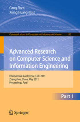 Shen / Huang |  Advanced Research on Computer Science and Information Engineering | eBook | Sack Fachmedien