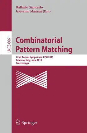 Giancarlo / Manzini |  Combinatorial Pattern Matching | Buch |  Sack Fachmedien