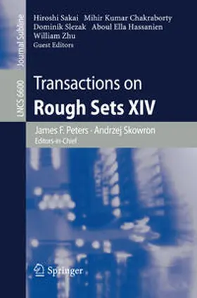 Sakai / Chakraborty / Slezak |  Transactions on Rough Sets XIV | eBook | Sack Fachmedien