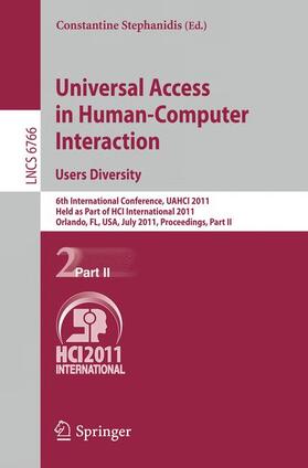 Stephanidis | Universal Access in Human-Computer Interaction | Buch | 978-3-642-21662-6 | sack.de